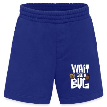 Wait I See A Bug Insektenliebhaber - Heavyweight Shorts - made by SPREAD  - Iconic Blue - Vorne