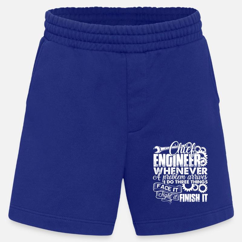Chief Engineer Solves Problem - Heavyweight Shorts - made by SPREAD  - Iconic Blue