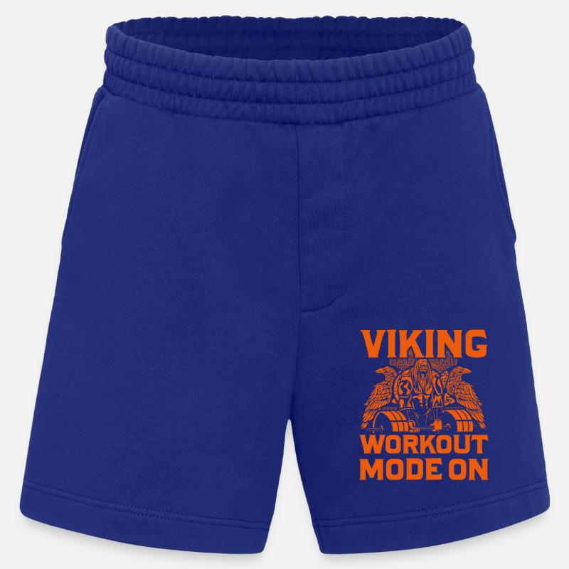Viking Workout Modus Ein - Heavyweight Shorts - made by SPREAD  - Iconic Blue