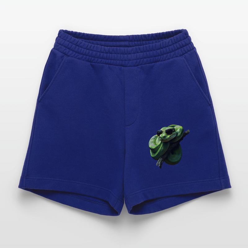 Green Tree Python Snakes Lover Terrarium Heavyweight Shorts - made by SPREAD 