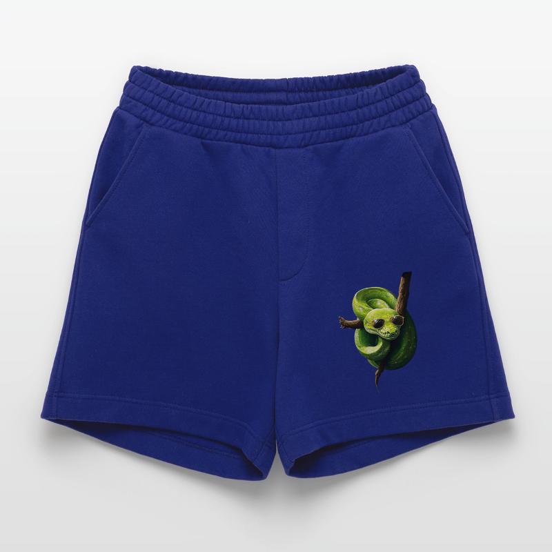 Green Tree Python Snakes Lover Terrarium Heavyweight Shorts - made by SPREAD 