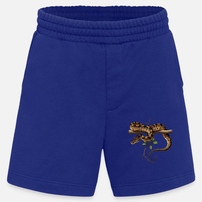 Königspython Schlangen Liebhaber Terrarium Python - Heavyweight Shorts - made by SPREAD  - Iconic Blue
