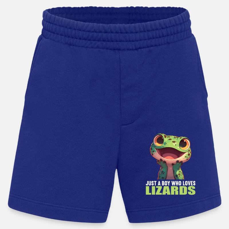 Lizards Lizard - Heavyweight Shorts - made by SPREAD  - Iconic Blue