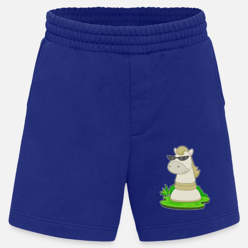 pièce d’échecs chevalier échecs - Short bio épais fabriqué en UE - Iconic Blue