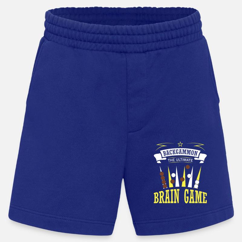 Backgammon Spiel - Heavyweight Shorts - made by SPREAD  - Iconic Blue