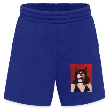 Verführerische Frau mit Katzenohren - Heavyweight Shorts - made by SPREAD  - Iconic Blue - Vorne