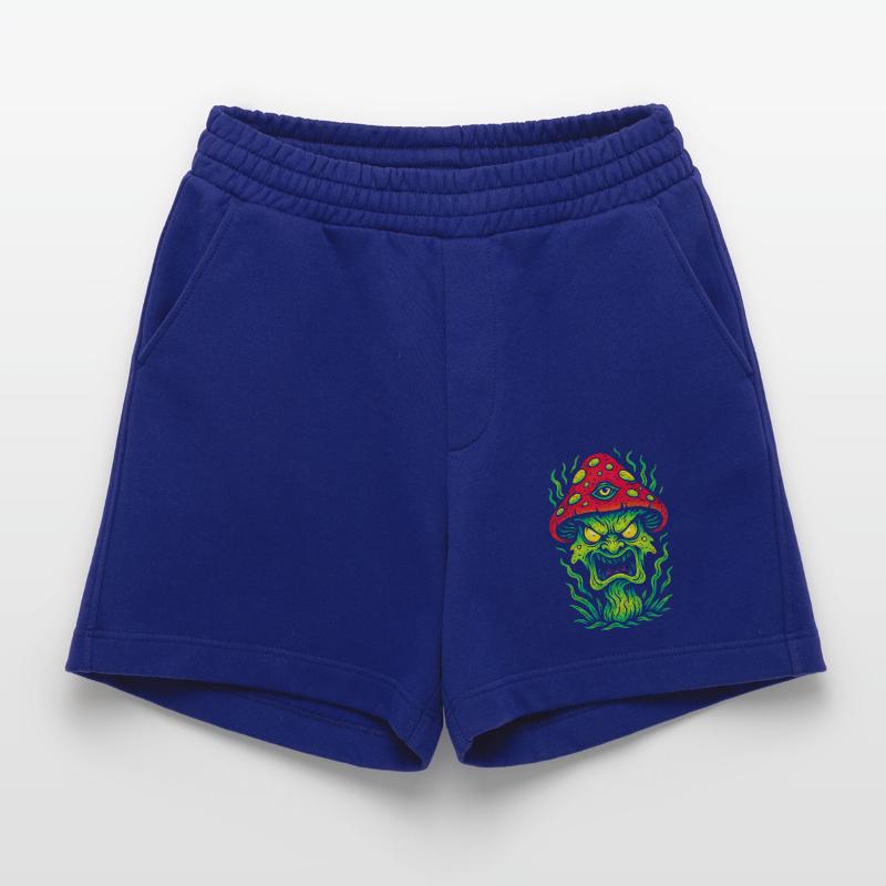 Psycho Toadstool with Third Eye Heavyweight Shorts - made by SPREAD 