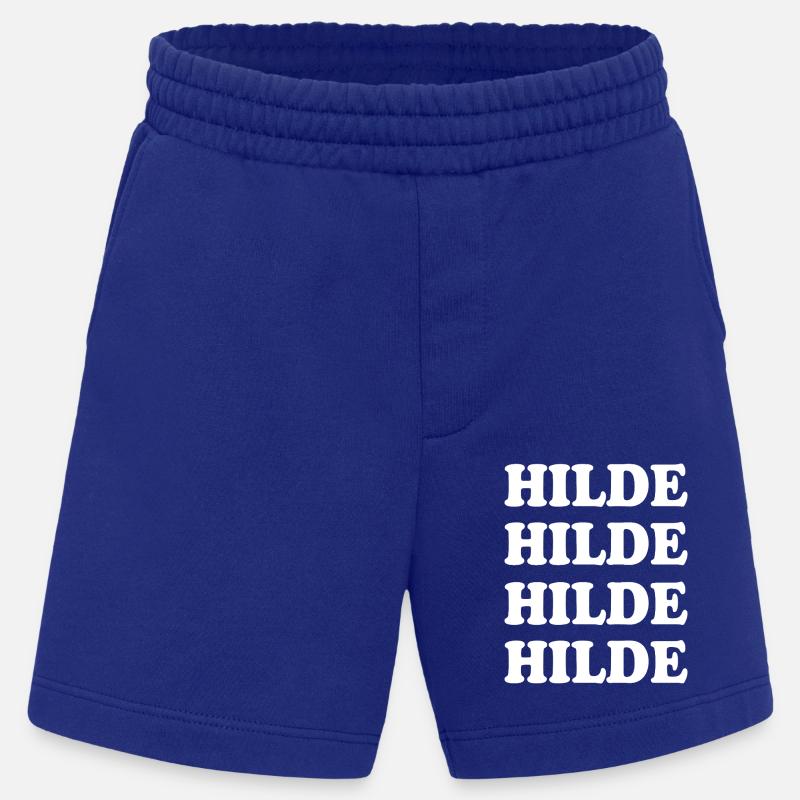 Hilde as a name - Heavyweight Shorts - made by SPREAD - Iconic Blue
