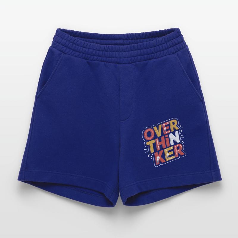 Creative overthinker design with light bulbs and Heavyweight Shorts - made by SPREAD 