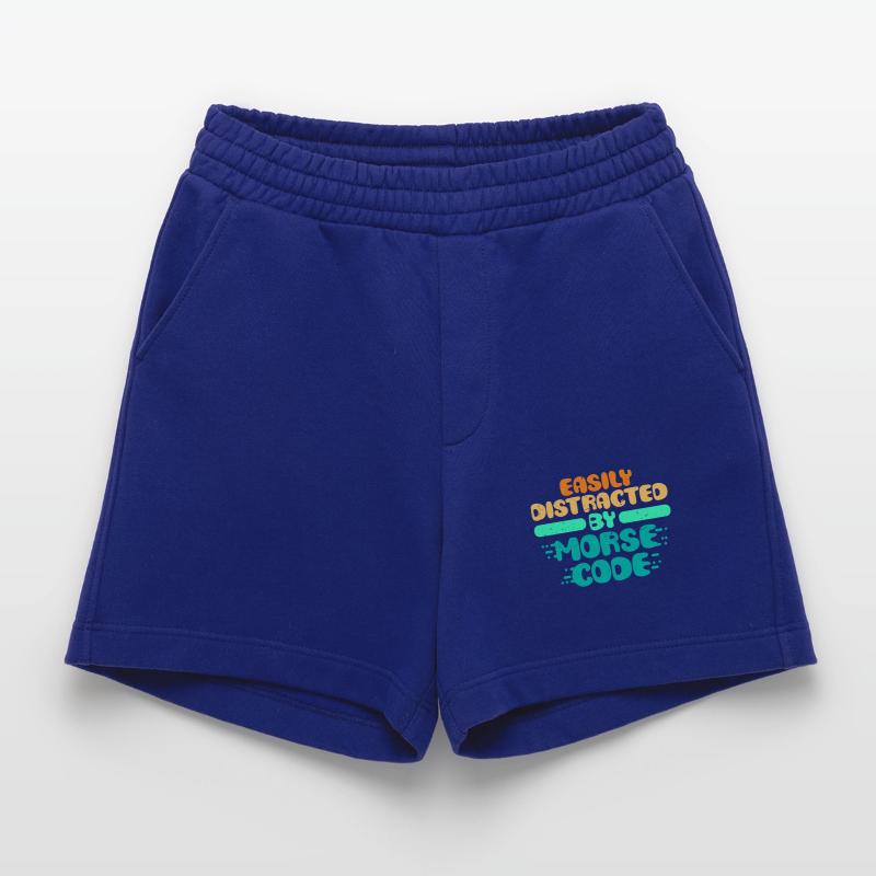 Morsecode Easily Distracted By Morse Code Heavyweight Shorts - made by SPREAD 