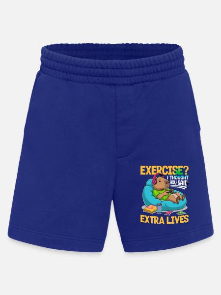 Capybara Gamer Gaming - Heavyweight Shorts - made by SPREAD  - Iconic Blue