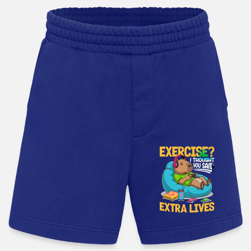 Capybara Gamer Gaming - Heavyweight Shorts - made by SPREAD  - Iconic Blue