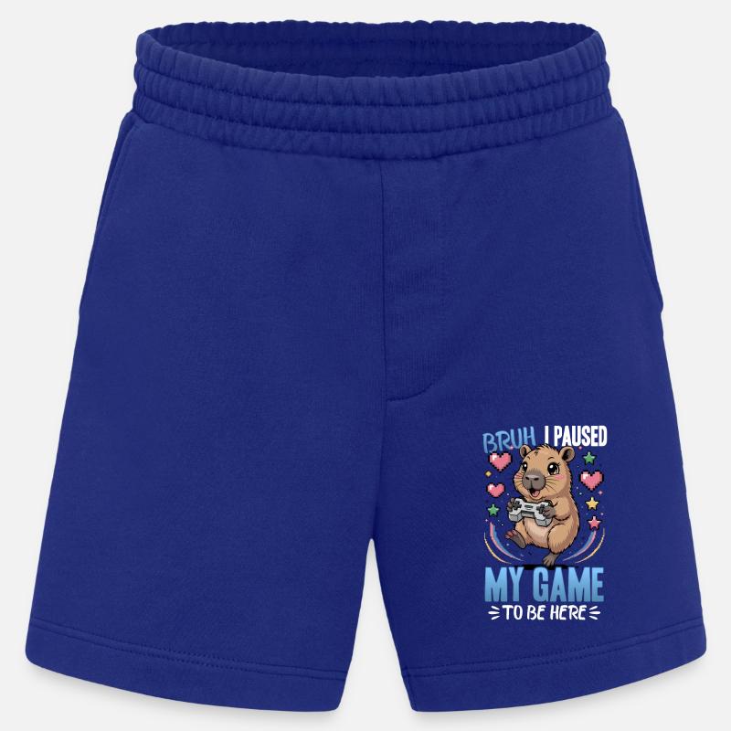 Capybara Gamer Gaming - Short bio épais fabriqué en UE - Iconic Blue