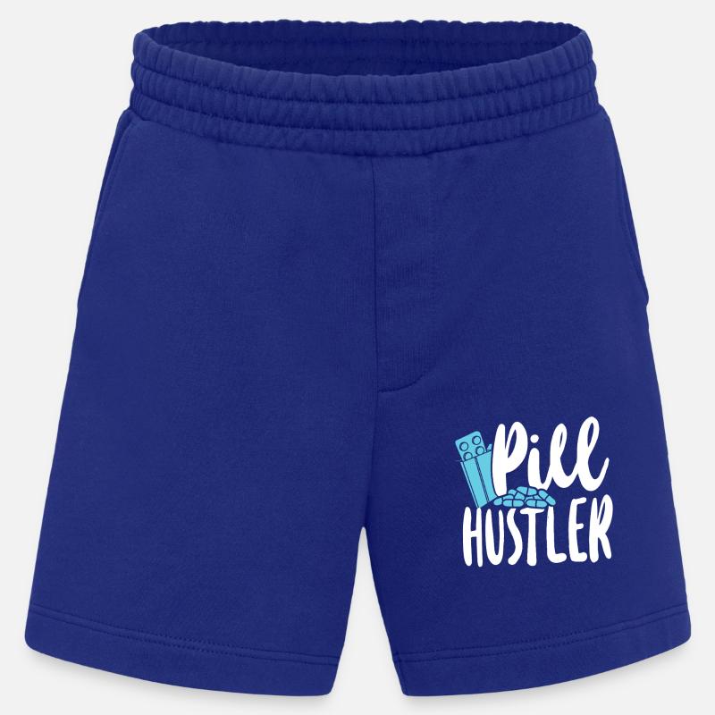Pharmacy Tech Technician - Heavyweight Shorts - made by SPREAD  - Iconic Blue