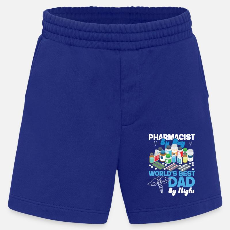 Pharmacy Tech Technician - Heavyweight Shorts - made by SPREAD  - Iconic Blue