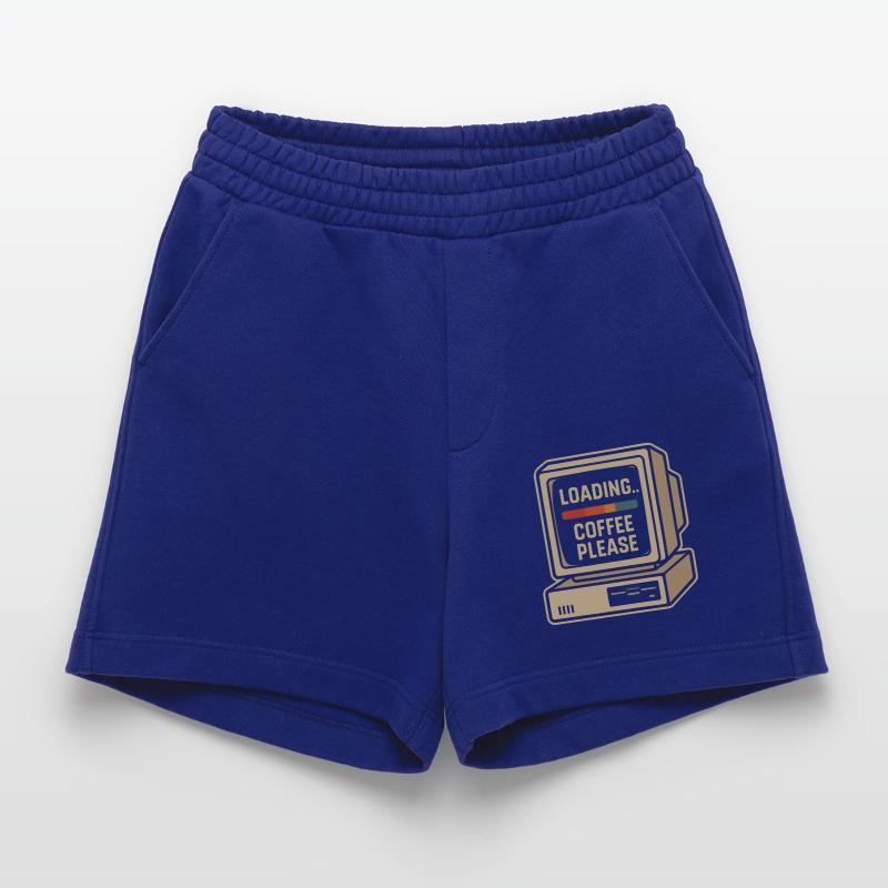 Loading Coffee Please Retro Computer Heavyweight Shorts - made by SPREAD 