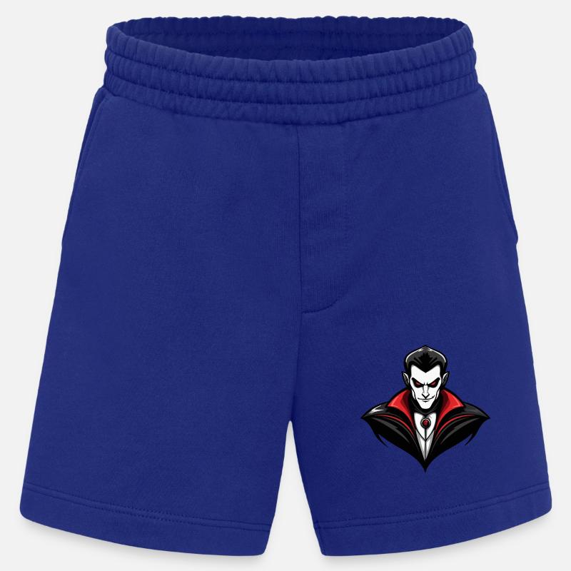 Vampir Comic Halloween - Heavyweight Shorts - made by SPREAD  - Iconic Blue
