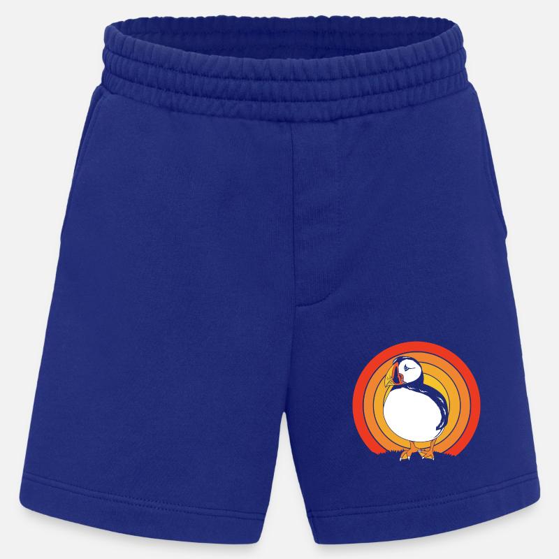 Macareux Papageientaucher - Short bio épais fabriqué en UE - Iconic Blue