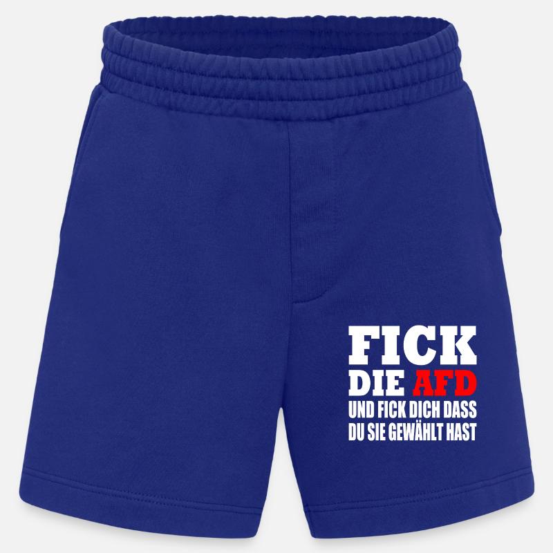 fick die afd - Heavyweight Shorts - made by SPREAD  - Iconic Blue