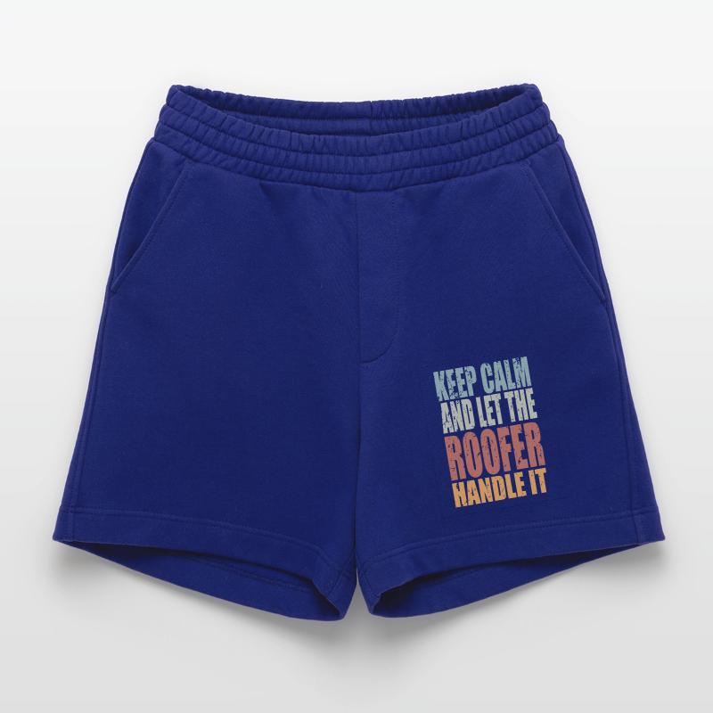 Keep Calm Dachdecker Spruch Dachdecker Geschenk Heavyweight Shorts - made by SPREAD 