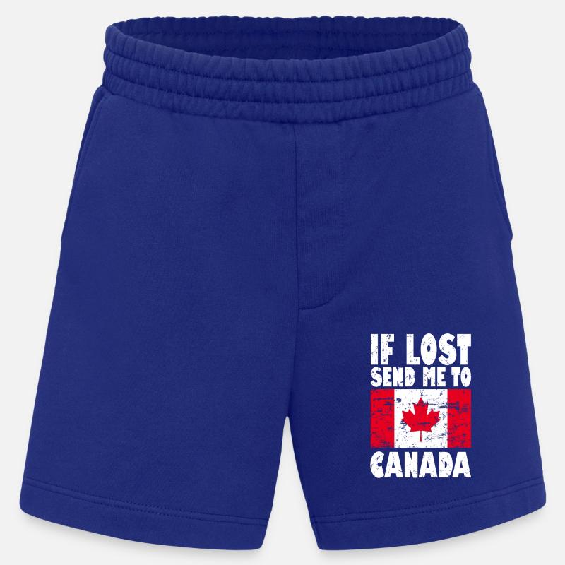 Drapeau du Canada - Short bio épais fabriqué en UE - Iconic Blue