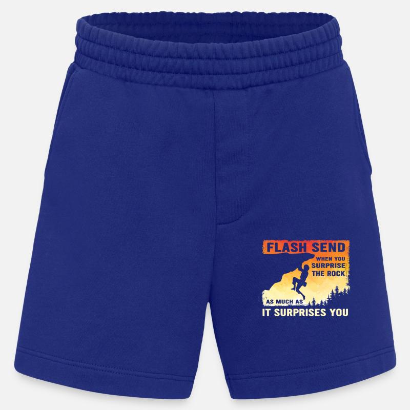 Boulderer Flash Send Bloc - Short bio épais fabriqué en UE - Iconic Blue