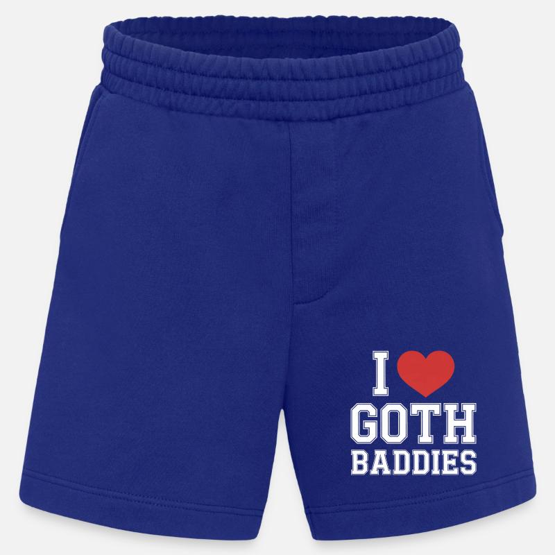 Ich liebe Goth-Bösewichte - Heavyweight Shorts - made by SPREAD  - Iconic Blue