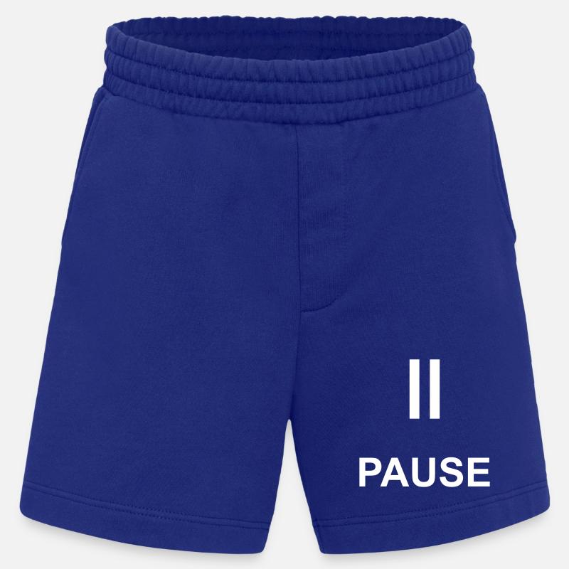 Pause Auszeit Geschenk Statement - Heavyweight Shorts - made by SPREAD  - Iconic Blue