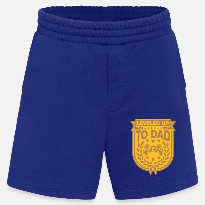 Kind geboren Leveled Up - Heavyweight Shorts - made by SPREAD - Iconic Blue
