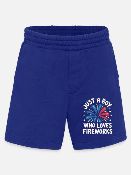 Pyrotechnics Fireworks Pyrotechnics - Heavyweight Shorts - made by SPREAD - Iconic Blue