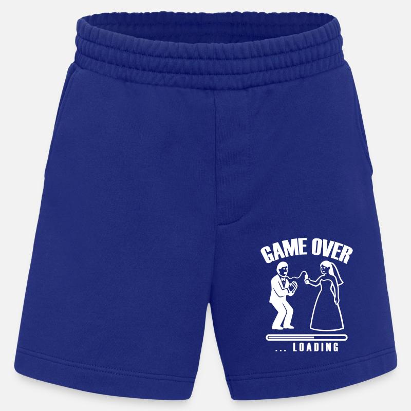 Game Over Loading Hochzeit - Heavyweight Shorts - made by SPREAD  - Iconic Blue