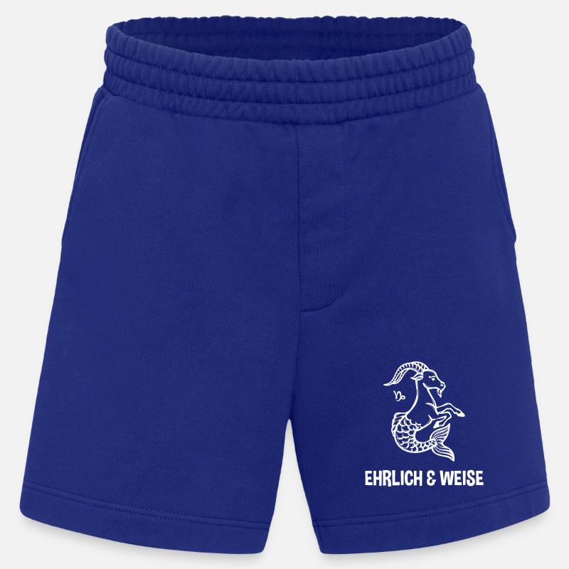 Steinbock Statement Astrologie Tierkreiszeichen - Heavyweight Shorts - made by SPREAD - Iconic Blue