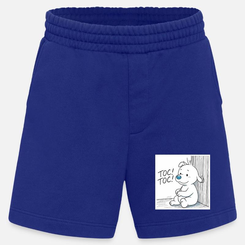 Idéfix Frappe Toc Toc Toc - Heavyweight Shorts - made by SPREAD  - Iconic Blue