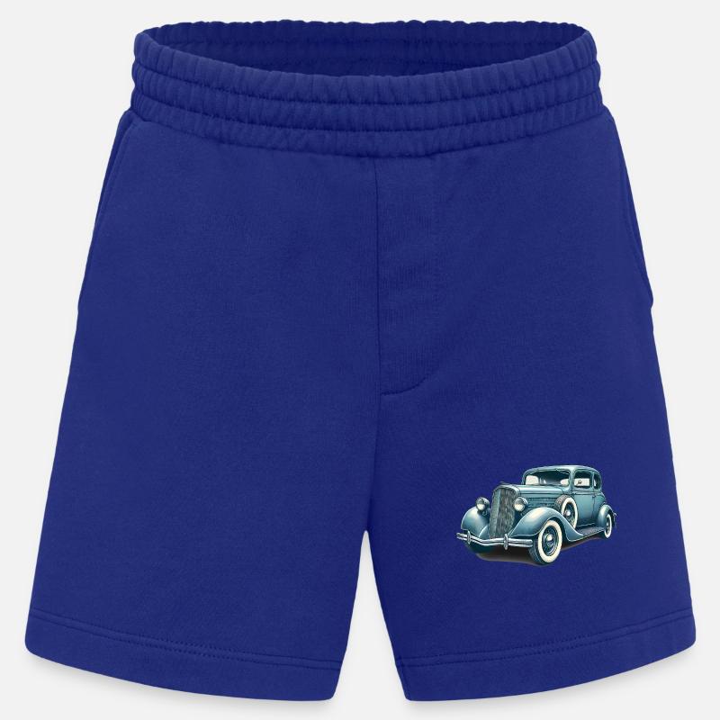 Oldtimer Oldtimer Illustration - Heavyweight Shorts - made by SPREAD  - Iconic Blue