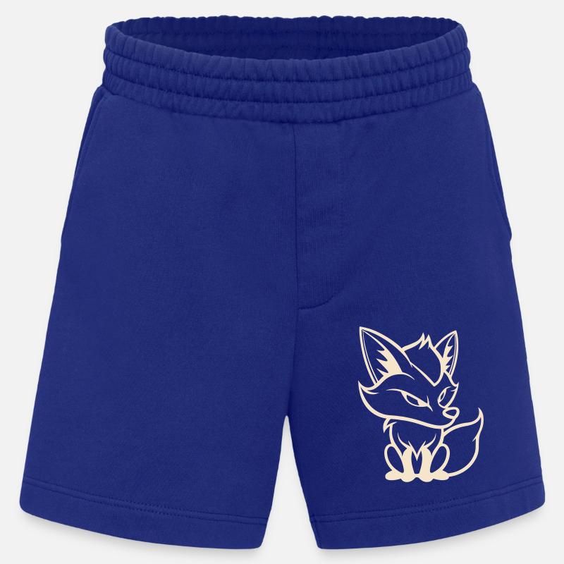 Fox Comic - Heavyweight Shorts - made by SPREAD  - Iconic Blue