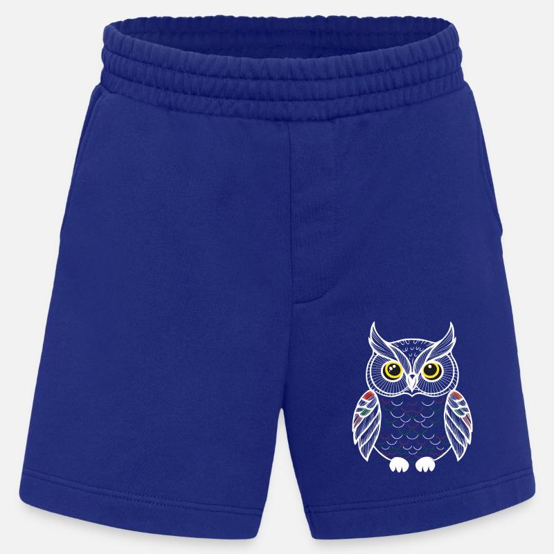 bunte Eule - Heavyweight Shorts - made by SPREAD - Iconic Blue