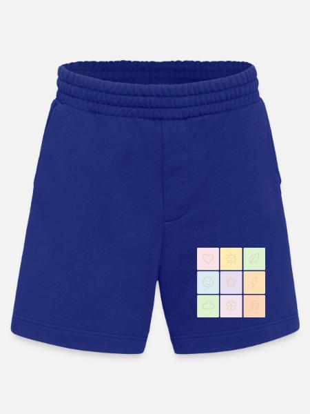 Pastel Bento Vibes - Heavyweight Shorts - made by SPREAD - Iconic Blue