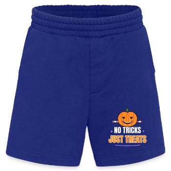 No Tricks Just Treats Cute Pumpkin Funny Halloween - Heavyweight Shorts - made by SPREAD  - Iconic Blue - Vorne