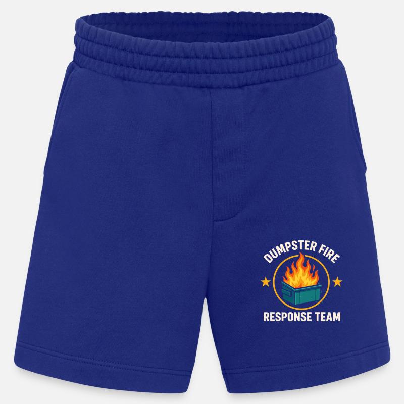 Dumpster Fire Response Team - Heavyweight Shorts - made by SPREAD  - Iconic Blue
