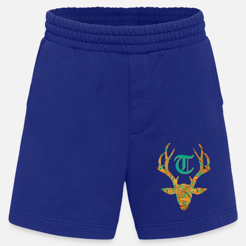 hirsch e 95 t - Heavyweight Shorts - made by SPREAD  - Iconic Blue