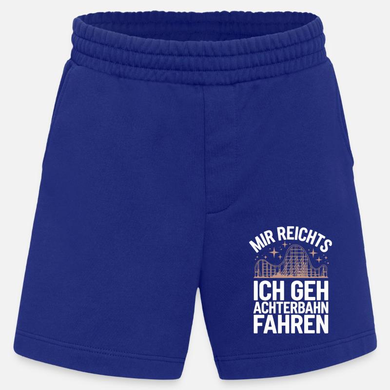 Achterbahn Freizeitpark Roller Coaster - Heavyweight Shorts - made by SPREAD  - Iconic Blue