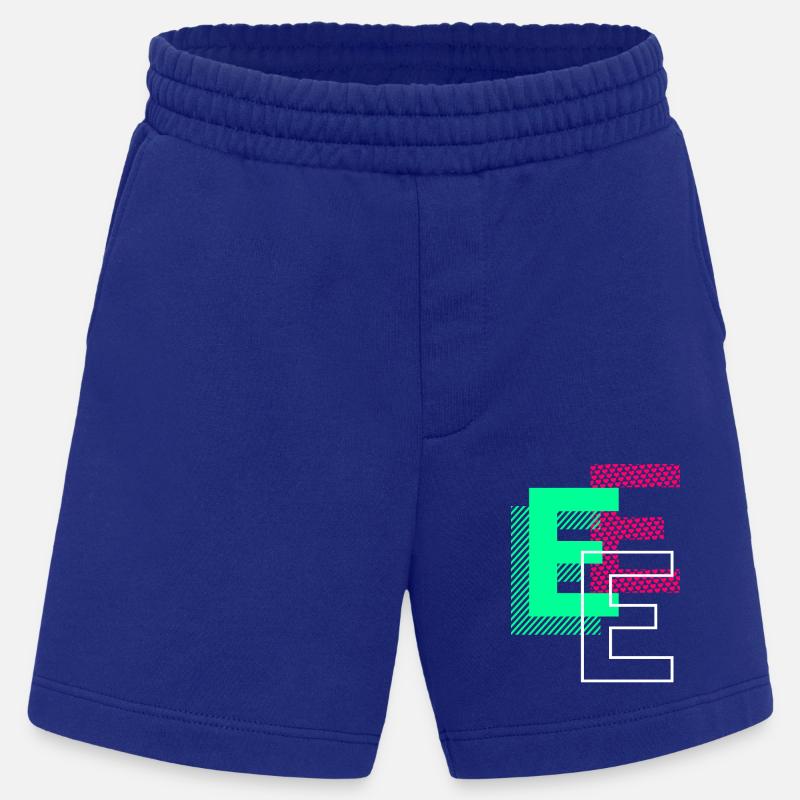 Anfangsbuchstabe E Design Geschenk - Heavyweight Shorts - made by SPREAD  - Iconic Blue