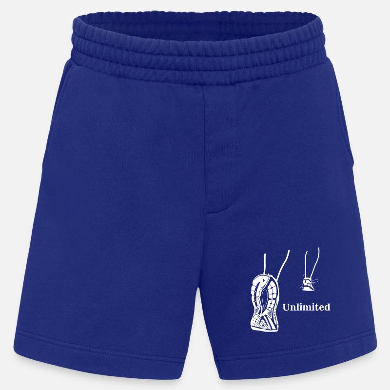 Illimité - conception en cours d'exécution - Short bio épais fabriqué en UE - Iconic Blue