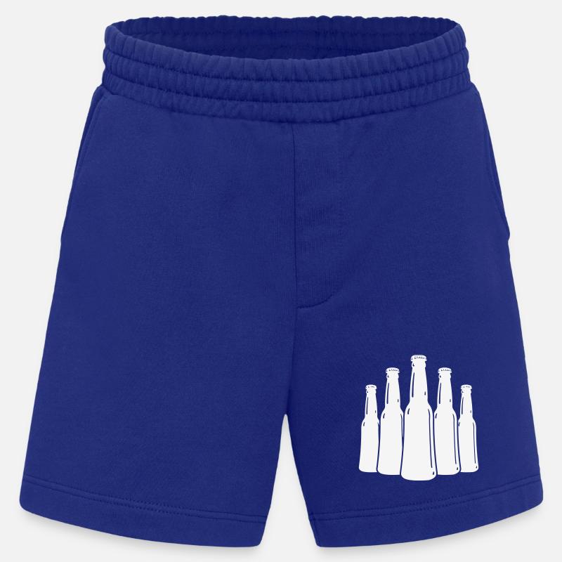 Bierflaschen Silhouette - Heavyweight Shorts - made by SPREAD - Iconic Blue