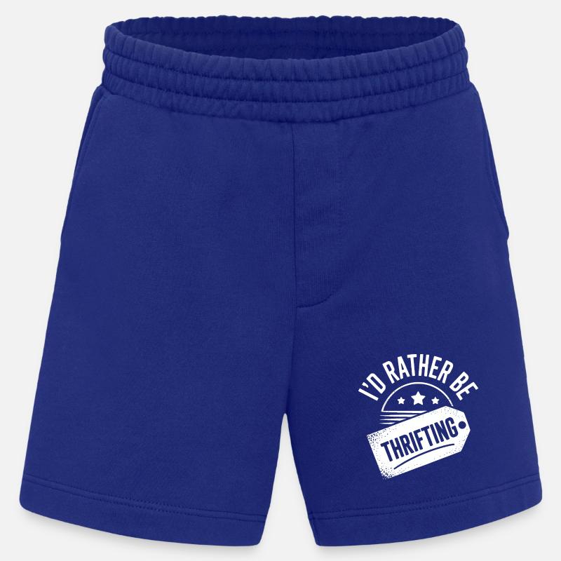 Ich würde lieber im Secondhand-Geschäft sein - Heavyweight Shorts - made by SPREAD  - Iconic Blue