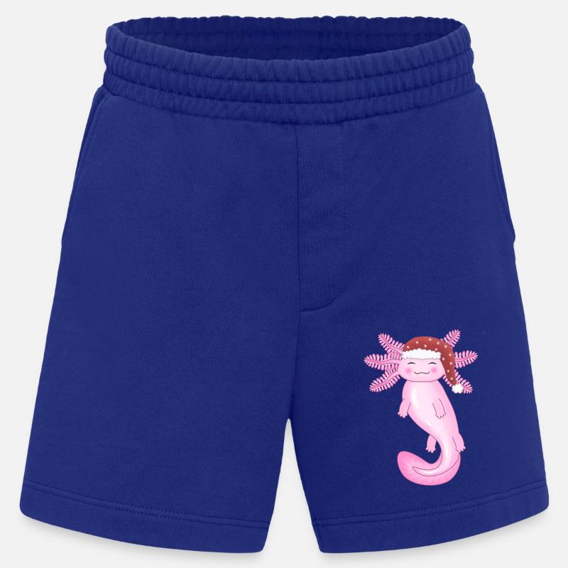 Mignon axolotl de Noël - Short bio épais fabriqué en UE - Iconic Blue