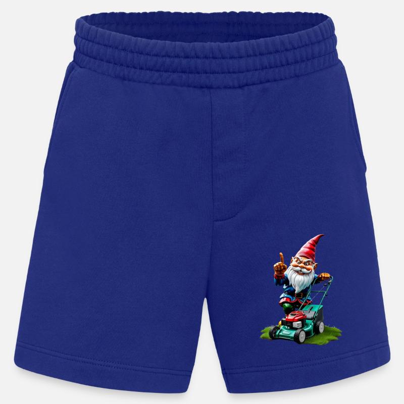 Rasenmäher Gartenzwerg Gärtner Geschenkideen - Heavyweight Shorts - made by SPREAD  - Iconic Blue