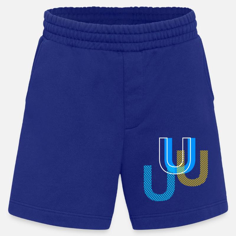U Buchstabe - Heavyweight Shorts - made by SPREAD  - Iconic Blue