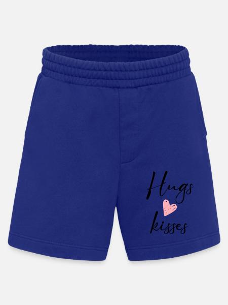 hugs & kisses - Heavyweight Shorts - made by SPREAD - Iconic Blue