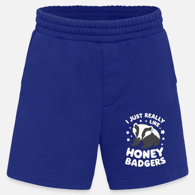 Dachs Honigdachs Tier - Heavyweight Shorts - made by SPREAD  - Iconic Blue